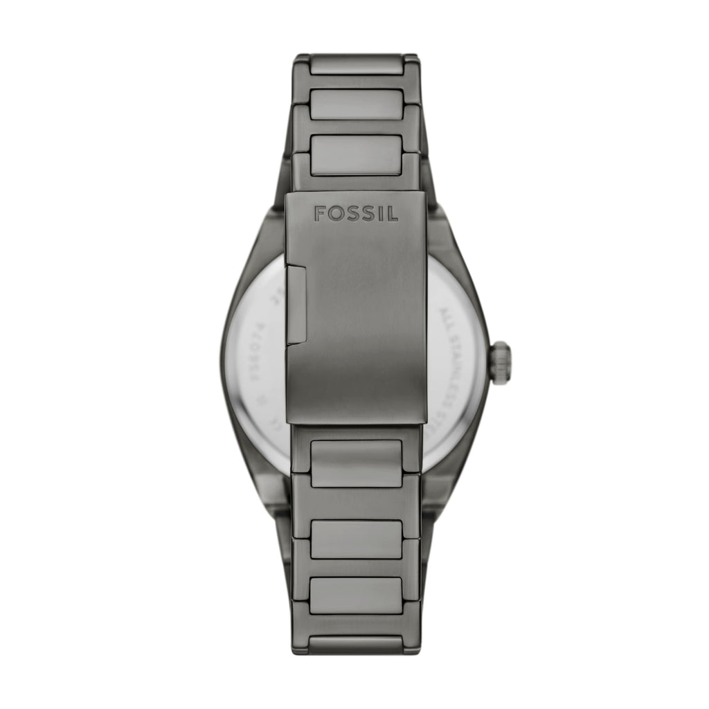 Fossil Men's Everett Quartz Stainless Steel Watch, Three-Hand Watch for Men