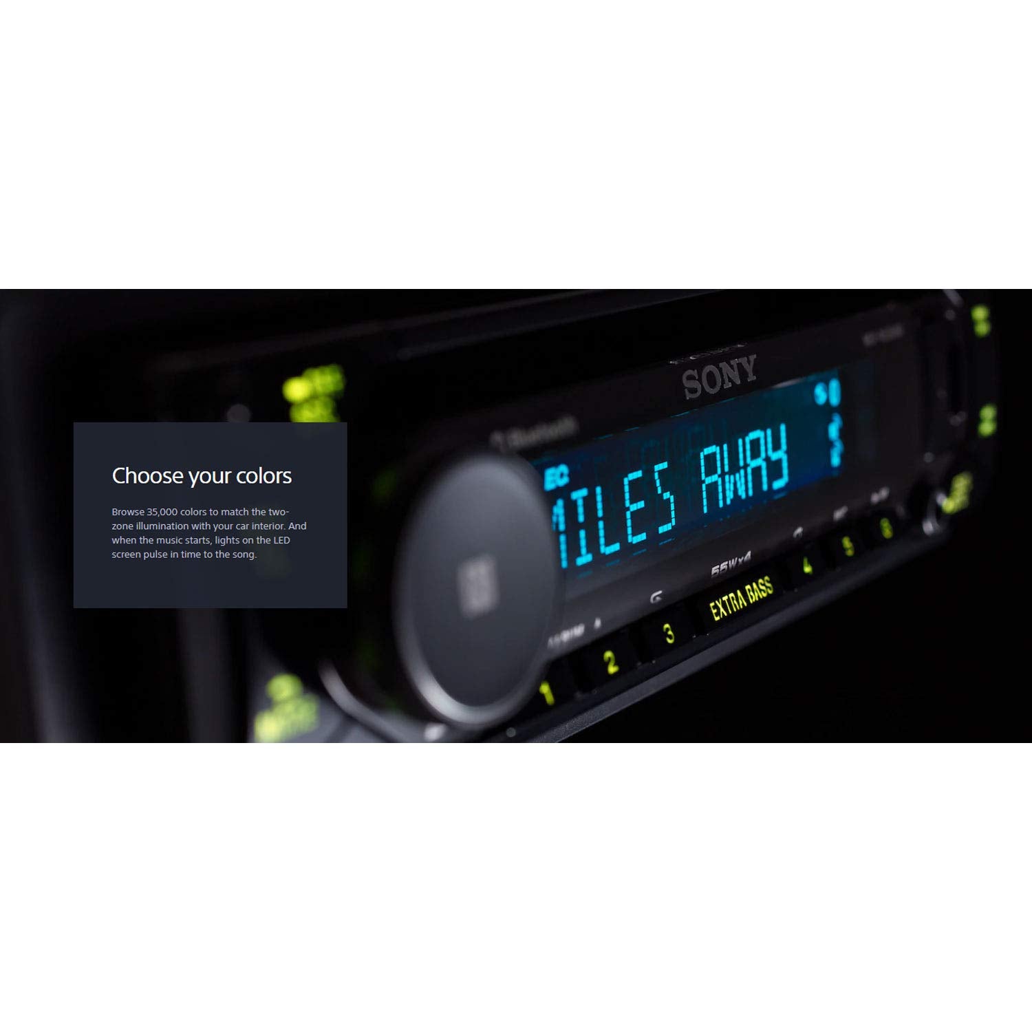 Sony MEX-N5300BT Car Stereo Single Din Radio with Bluetooth, CD Player, USB/AUX