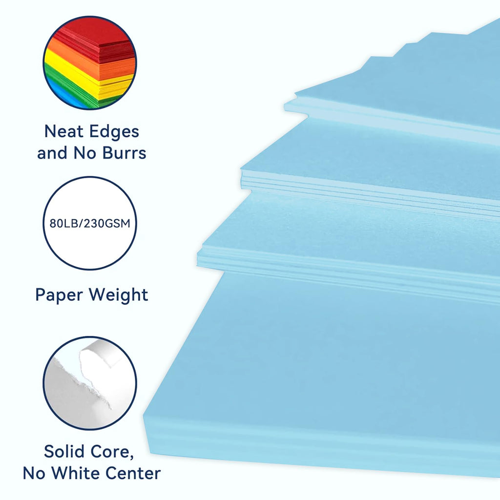 Black Cardstock 50 sheets, 12” x 12” Cardstock Paper Bulk Construction Paper,250GSM Card Stock Printer Paper Scrapbooking Supplies for Diy Crafts Cricut Card Making (Black)