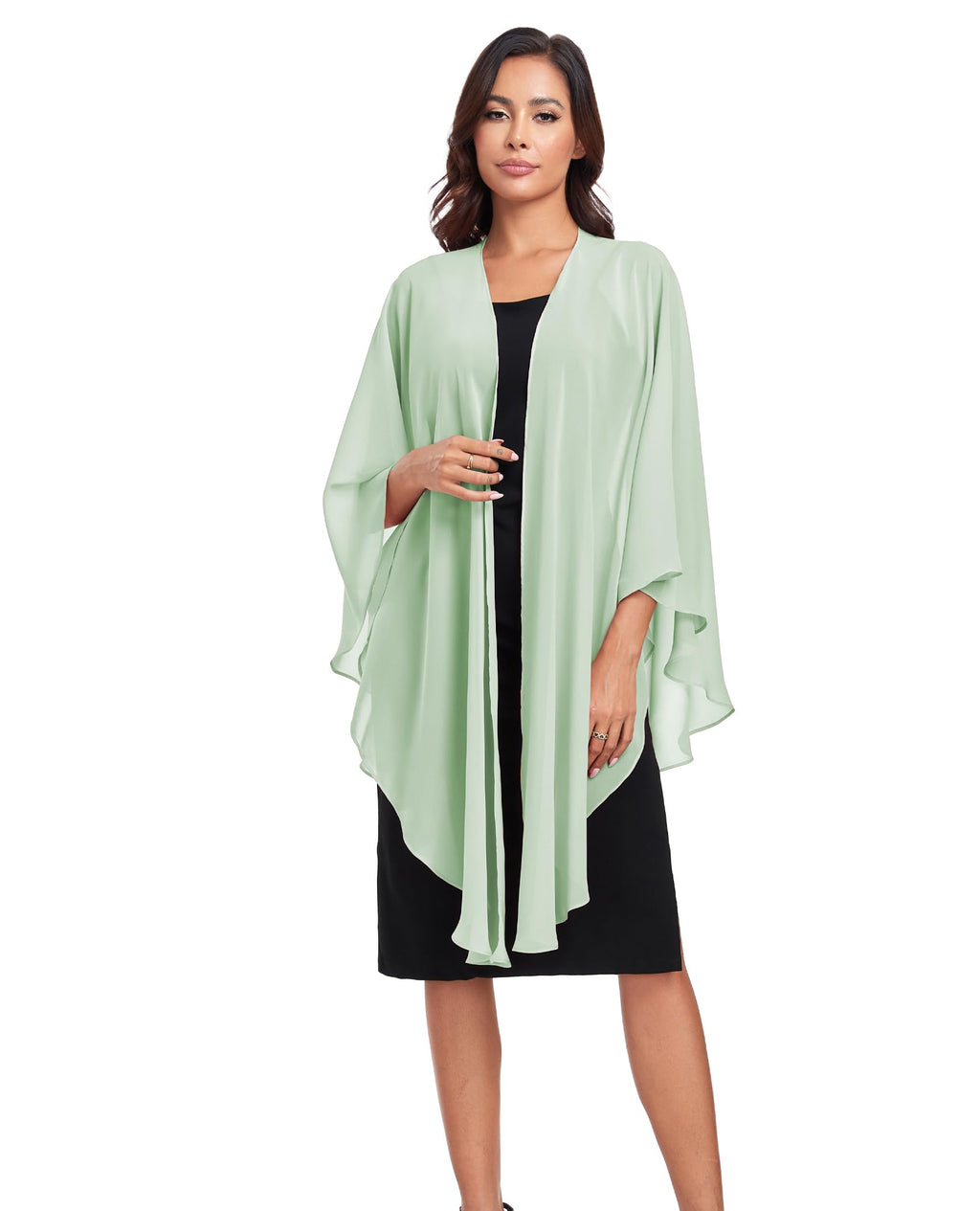 TONGFANTFL Shawls Wraps for Evening Wedding Party Chiffon Scarf Soft Bridal Wraps Wedding Guest Shawl Coverage