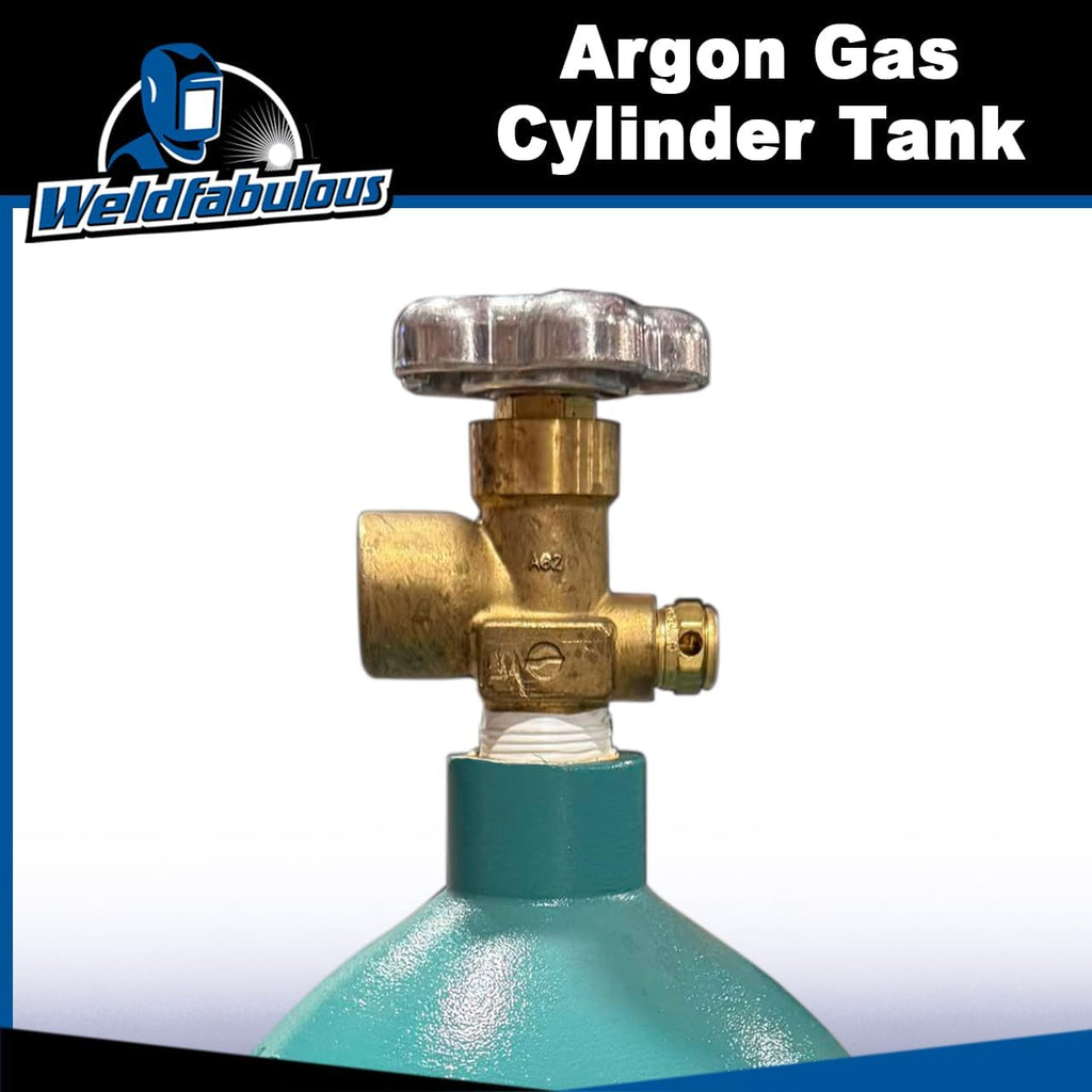 40 cu/ft 100% Argon Welding Gas Cylinder Tank CGA 580 - FULL