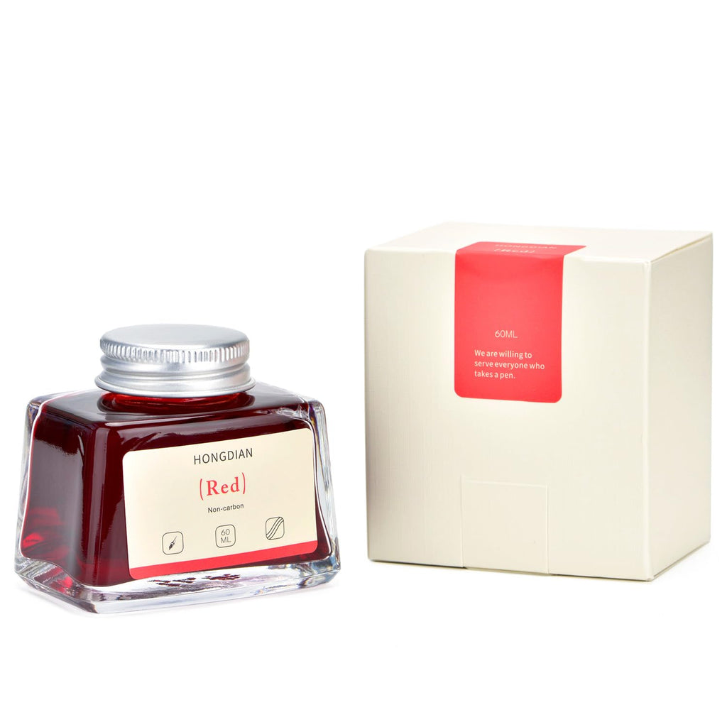 Asvine Hongdian Fountain Pen Bottled Ink Black, 60ml Fountain Pen Bottled Ink, Non Carbon