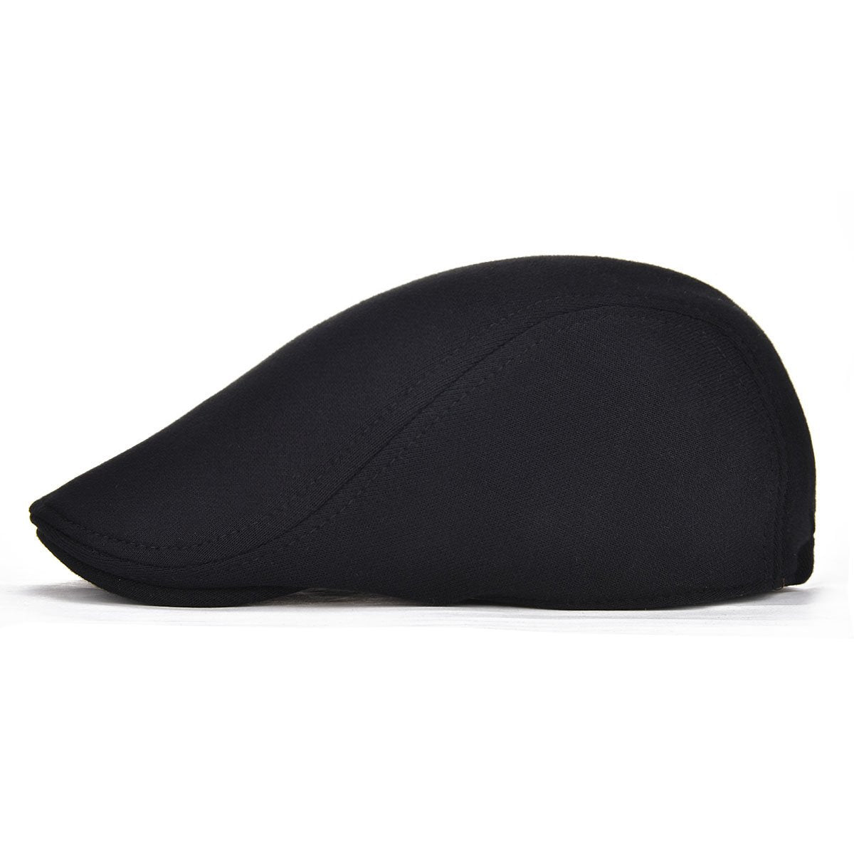 FEINION Men Cotton Newsboy Cap Soft Fit Cabbie Hat