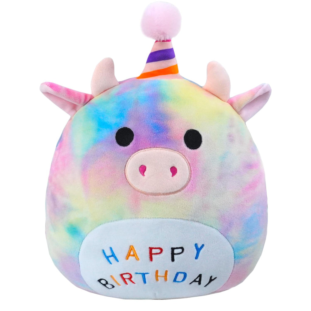LICSOR Cat Plush Toy 14 Inch Cute Unicorn Birthday Stuffed Animal Soft Cat Plushies Pillow Pink Doll Gifts for Kid Toddlers Home Room Decoration