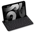 Macally Bluetooth Keyboard for Tablet | Wireless Keyboard for iPad mini/Air/Mini, iPhone (Multi-Device, Built-in Stand, Rechargeable) Easy to Use and Cute Portable