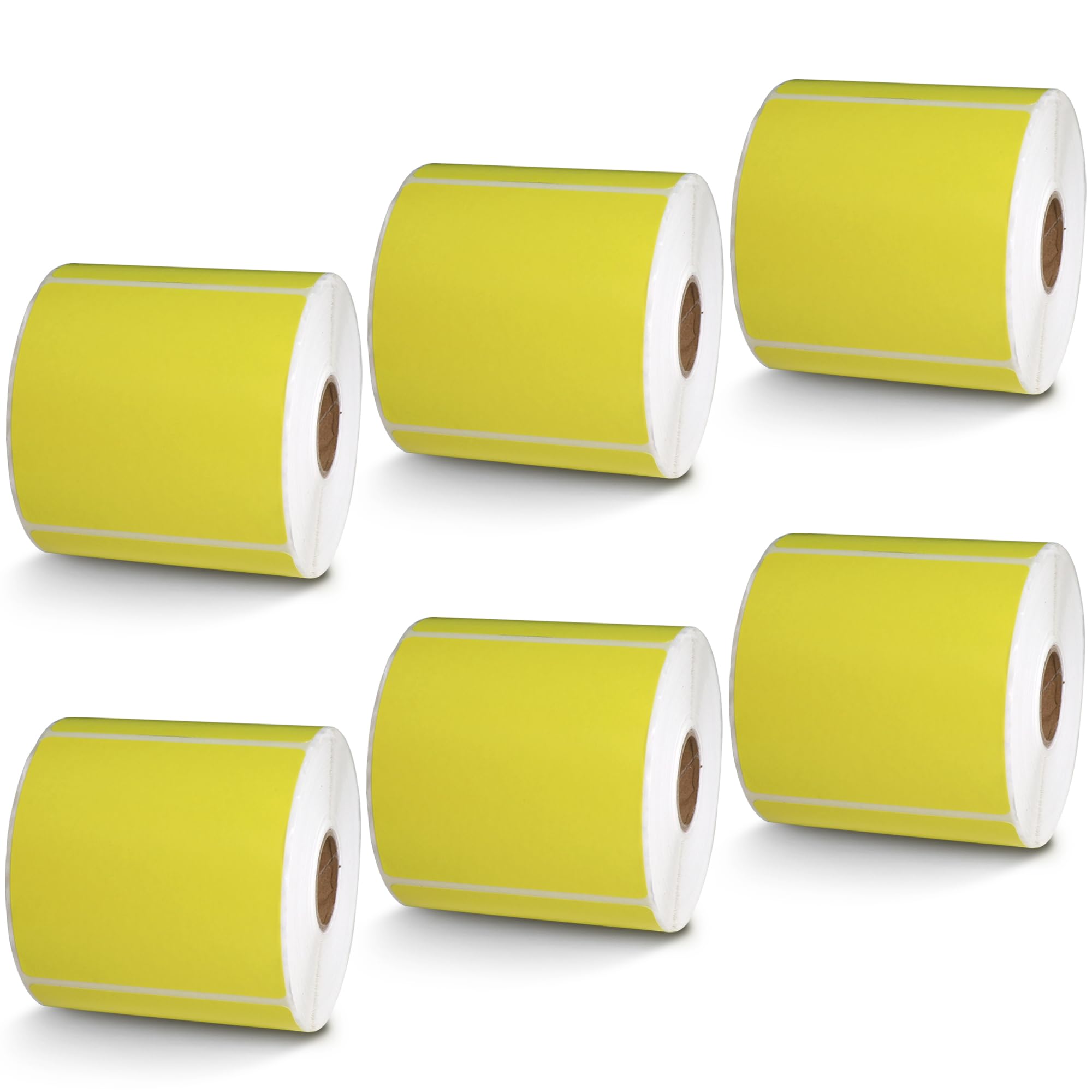 BETCKEY - 1" x 0.5" Small Labels Compatible with Zebra & Rollo Label Printer, Premium Adhesive & Perforated[Light Blue, 6 Rolls, 14580 Labels]