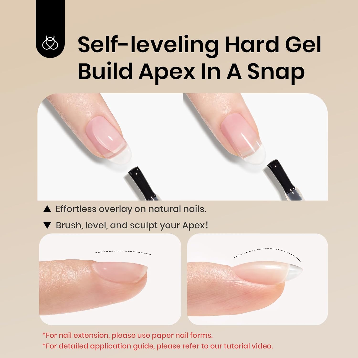 Beetles 2Pcs 15ml Gel Base and Top Coat Set - Upgrade No Wipe Extra Glossy Top Coat Finish for Gel Nail Polish, Soak Off UV/LED Lamp Needed, Essentials for Long-Lasting Manicure Kit