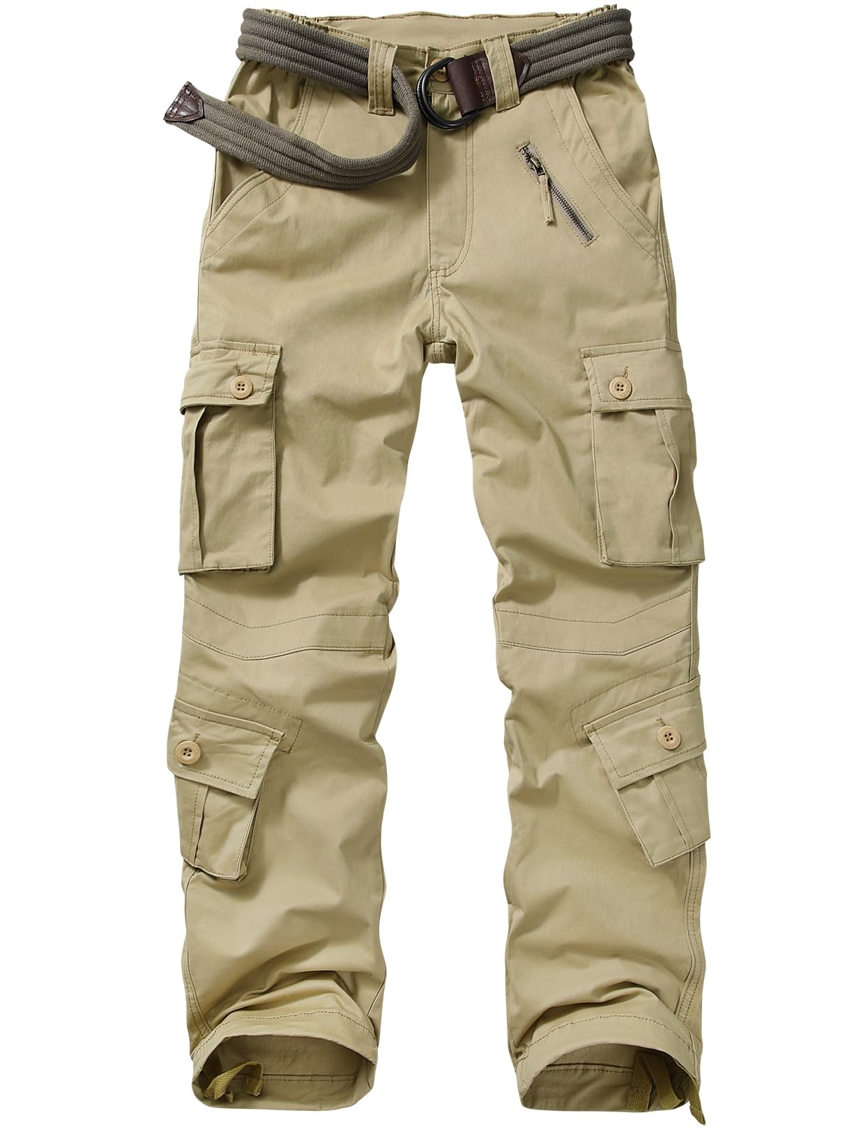 Womens Cargo Pants Army Combat Work Pants with 8 Pockets Casual Cotton Ripstop Construction Pants