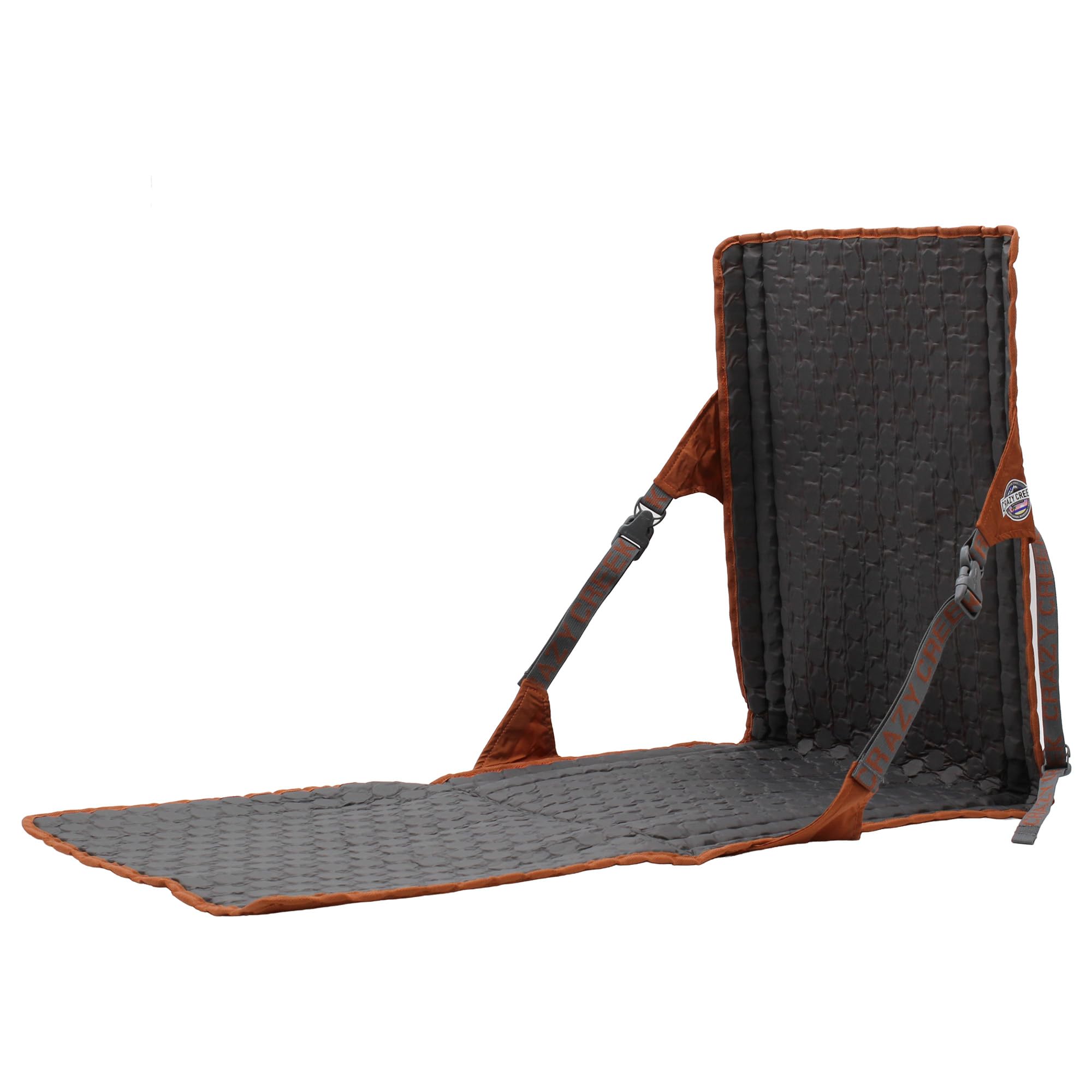 Crazy Creek HEX 2.0 PowerLounger for Day Hiking & Backpacking Trips, 250 LBS Weight Capacity, Adjustable Straps, Compact Design, Water-Resistant, Aleutian Blue/Slate