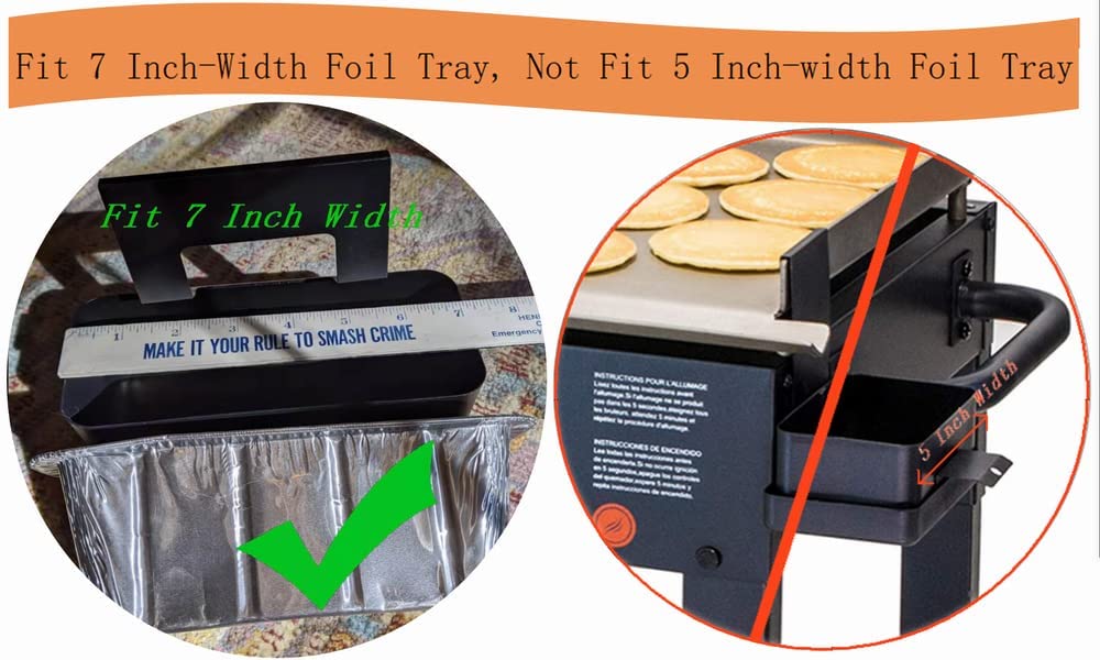 50-Pack Firsgrill Professional Fits Blackstone 17" 22" 28" 30"36" Griddle Grease catcher Cup Liners 8" L *3.75" W* 3"H
