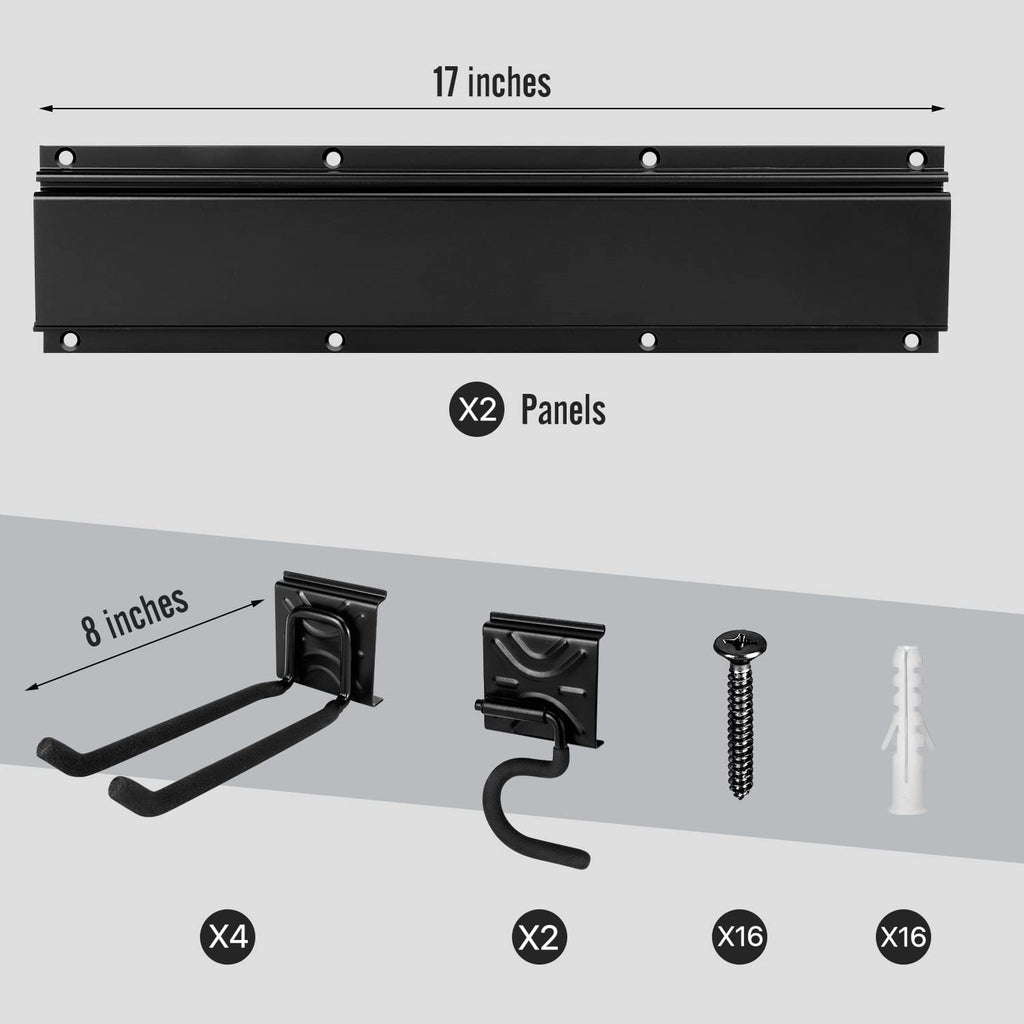 SMARTOLOGY Spare Bike Hook Hanger Rail Rack System
