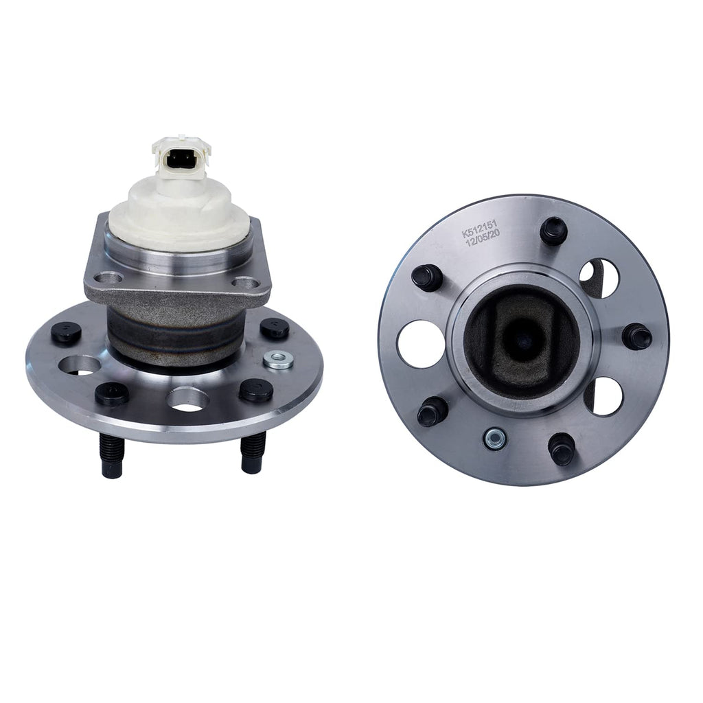 Detroit Axle - 4WD Front Wheel Bearing Hubs for Toyota 4Runner FJ Cruiser Tacoma Lexus GX460 GX470, Replacement Wheel Bearings and Hub Assembly Set, Pair Hubs