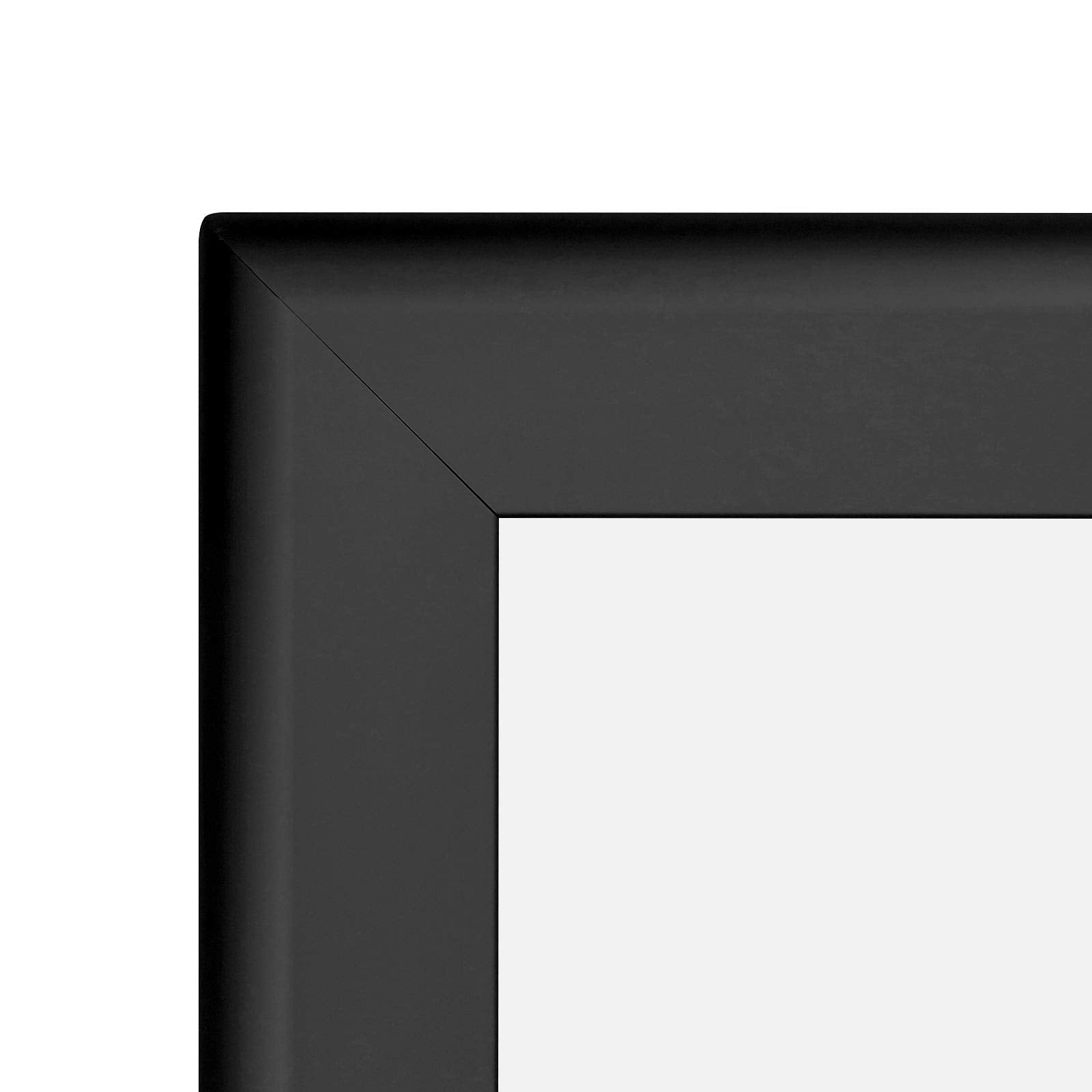 SnapeZo Movie Poster Frame 27x40 Inches, Black 1.7 Inch Aluminum Profile, Front-Loading Snap Frame, Wall Mounting, Wide Series for One Sheet Movie Posters