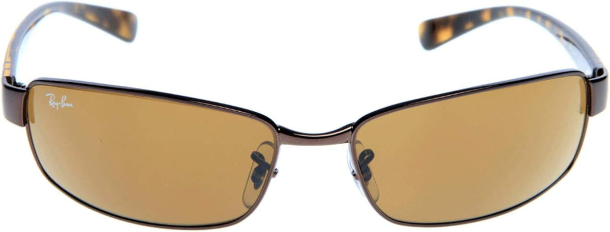 Ray-Ban RB3364 Metal Polarized Rectangular Sunglasses