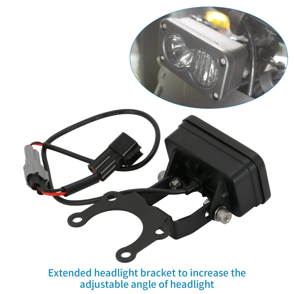 motoparty Headlight Kit for Sur-Ron Segway X260, Clear White 6000-6500K Spot/Flood Light Pods Combo Kit, Motorcycle Lights Bars Accessories, Bright Front Lamp （3 Inch）
