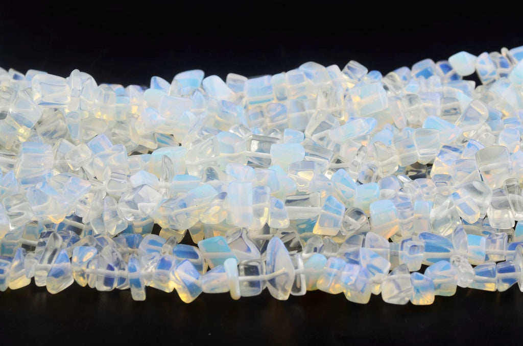 Chip Stone Beads Turquoise 5-8mm About 400 Pieces Irregular Gemstones Healing Crystal Loose Rocks Bead Hole Drilled DIY for Bracelet Jewelry Making Crafting (5-8mm, Turquoise)