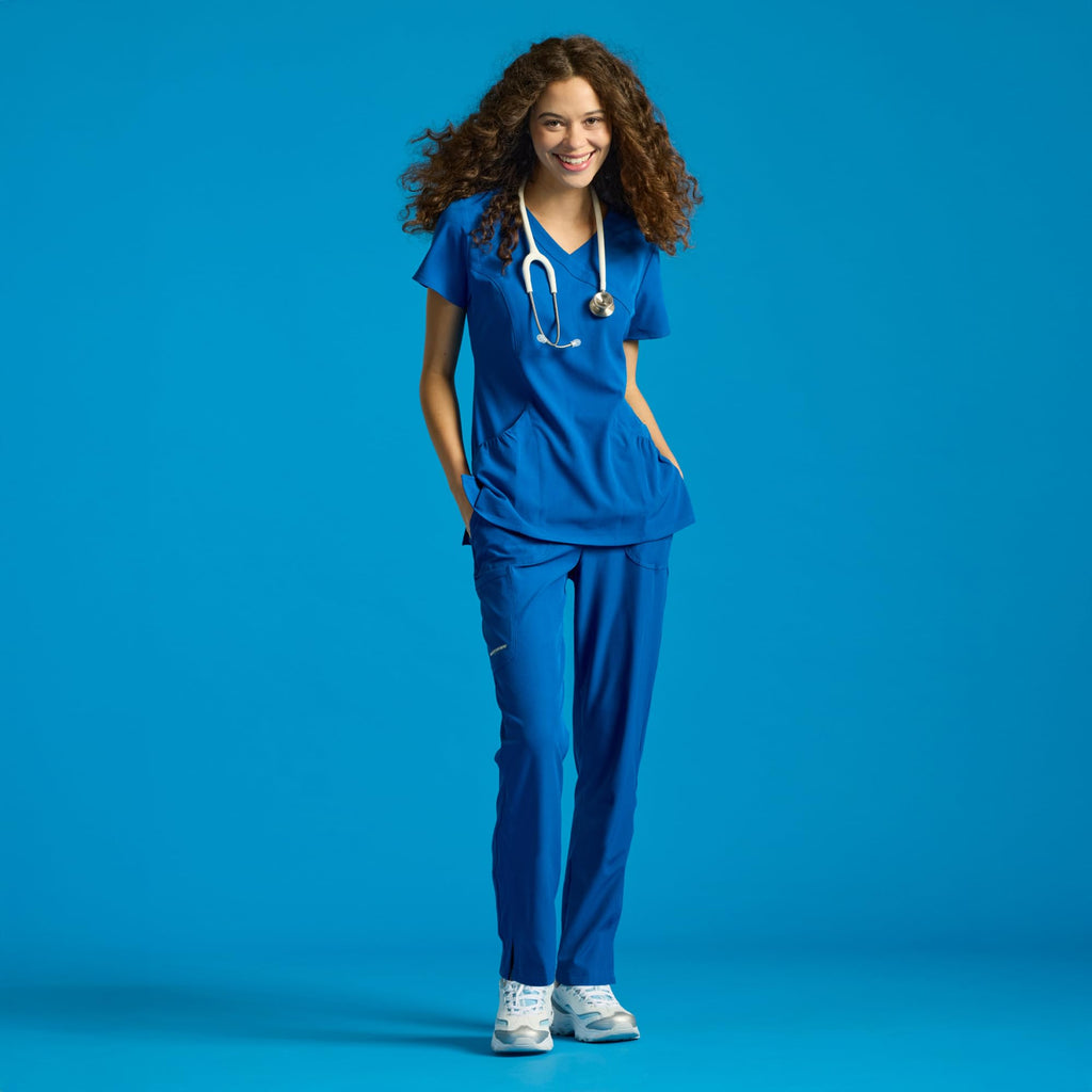 BARCO Skechers Vitality Charge Slim Fit Scrub Jogger for Women – Low-Rise Bottoms with Tapered Leg & 4-Way Stretch