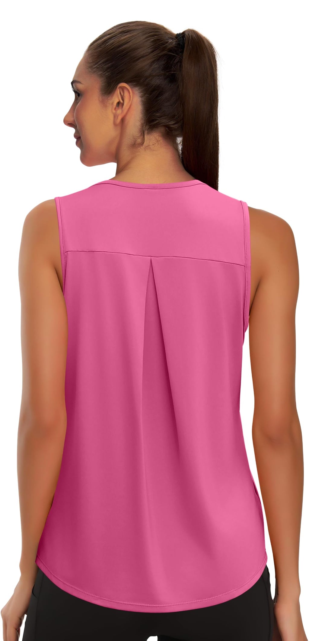 WIHOLL Workout Tops for Women Summer Athletic Tank Tops Sleeveless Shirts Beach Lightweight Gym Clothes