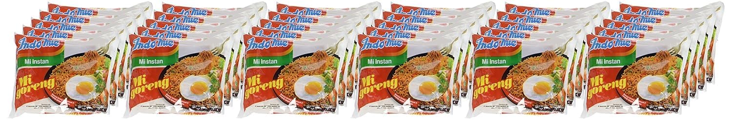 Indomie Mi Goreng Instant Stir Fry Noodles, Halal Certified, Original Flavor ( Pack Of 15),