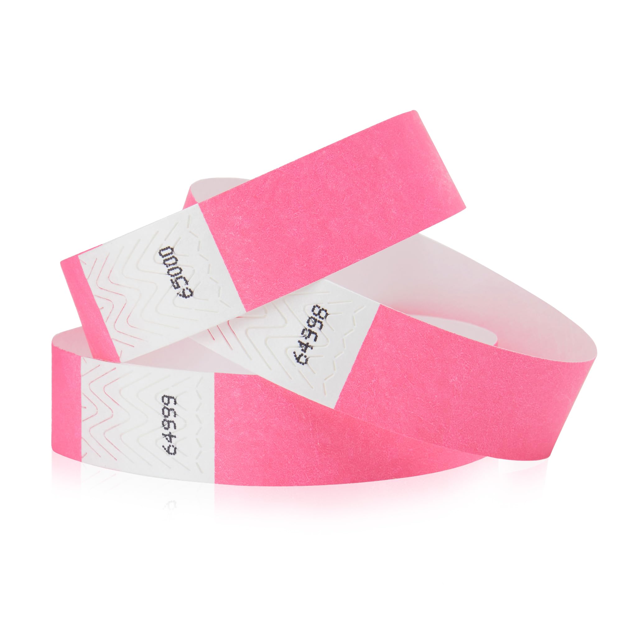 1,000 WristCo 10 Color Variety Pack Tyvek Wristbands for Events - Comfortable Tear Resistant Paper Bracelets ID Wrist Bands for Concerts Festivals Admission Party Identification
