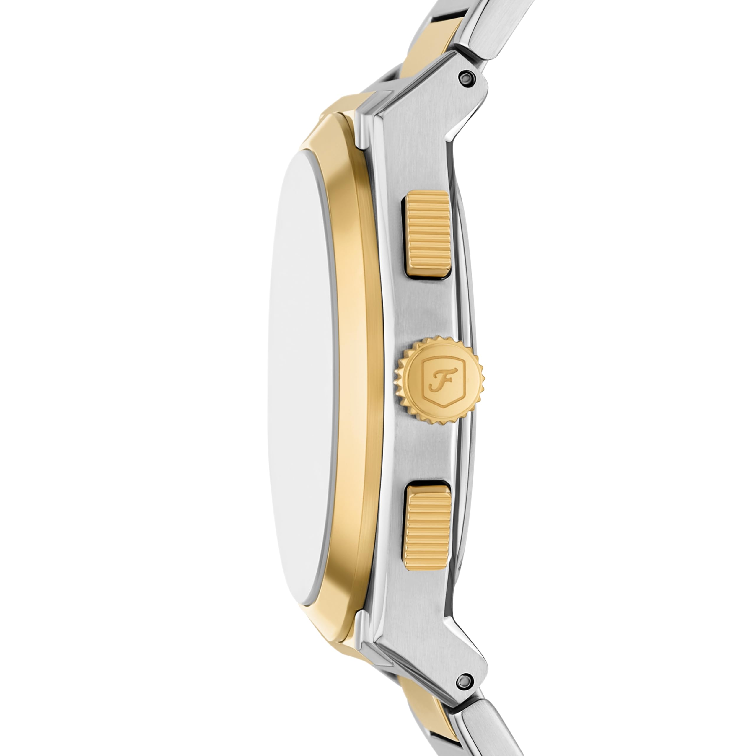 Fossil Men's Everett Quartz Stainless Steel Watch, Three-Hand Watch for Men