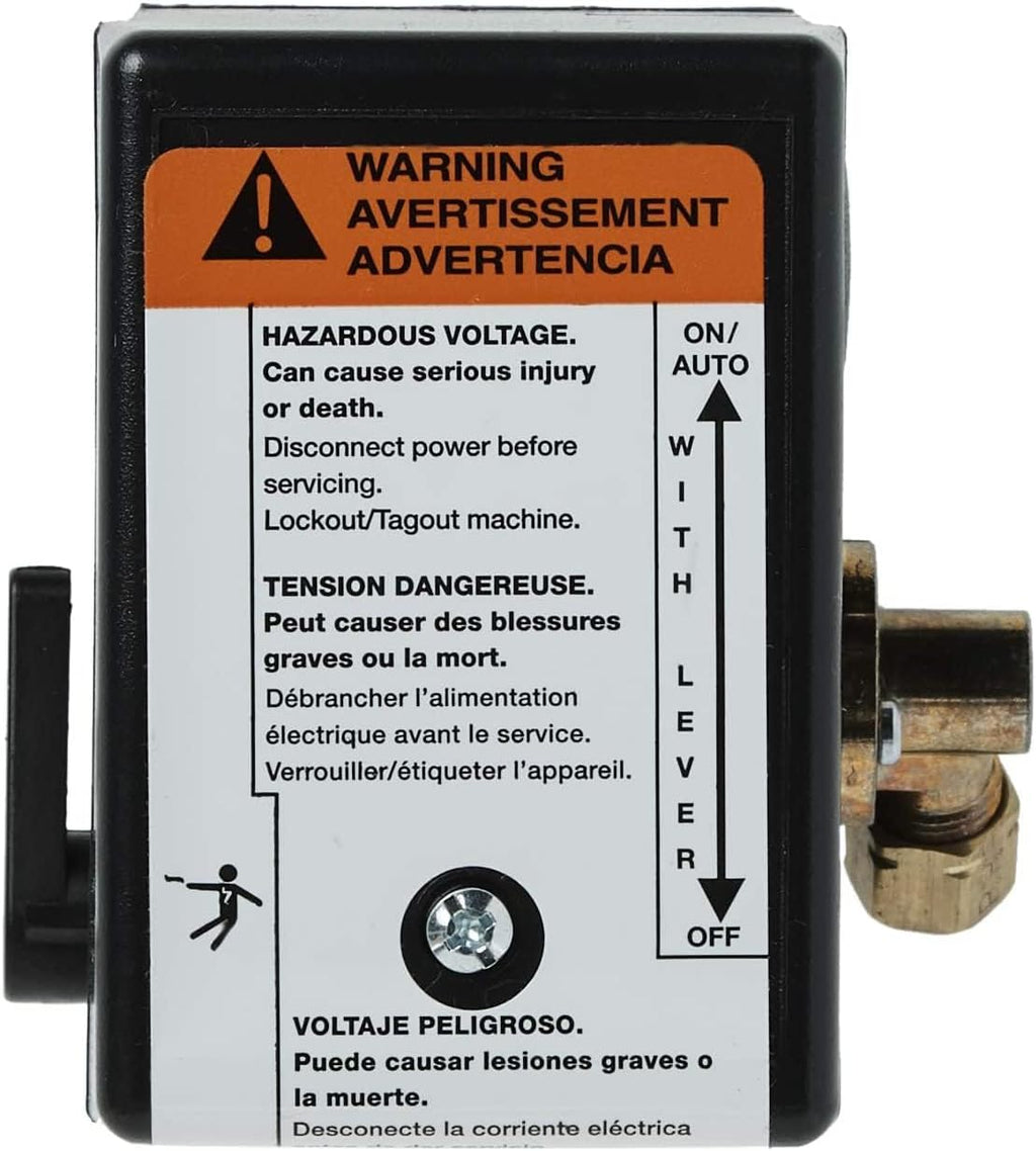 Ingersoll-Rand 23474661 Pressure Switch for Single Stage Compressor SS3 And SS5