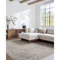 Livabliss x Galey Alix Maria Elena III Vintage Medallion Area Rug, 5'3" x 7' (5' x 7'), Brown