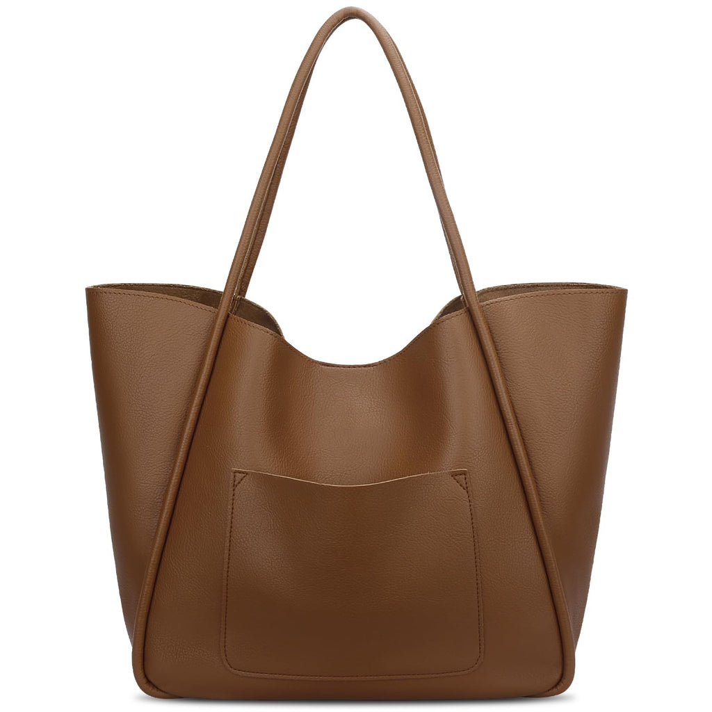 KKXIU Tote Bag for Women Vegan Leather Shoulder Purse Large Capacity Travel Bag
