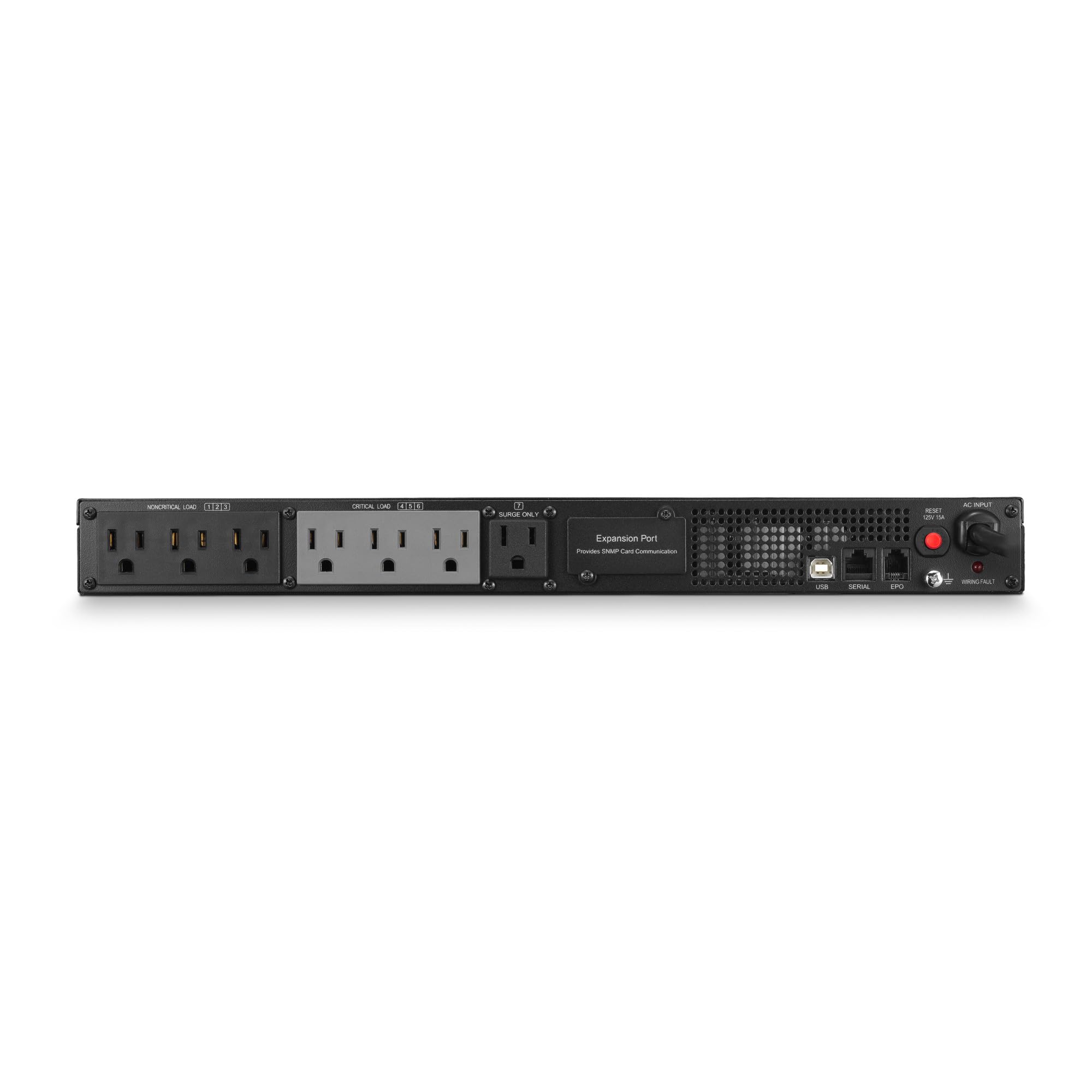 CyberPower PR500LCDRT1U Smart App Sinewave UPS Battery Backup and Surge Protector, 500VA/400W, 7 Outlets, AVR, 1U Rack/Tower, UL Certified