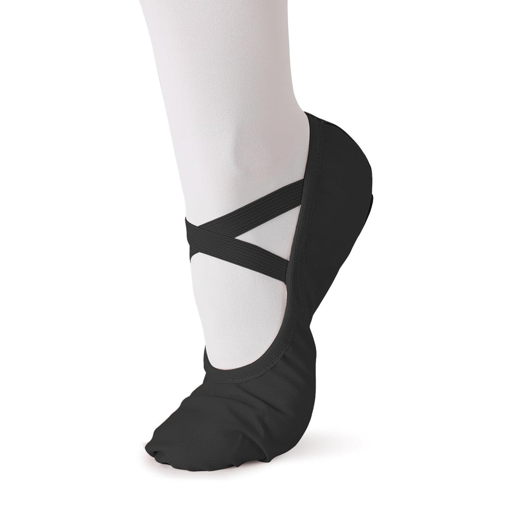 TXJ Sports Ballet Shoes for Women Girls, Women's Ballet Slipper Canvas Dance Shoes Split Sole Yoga Dance Flats