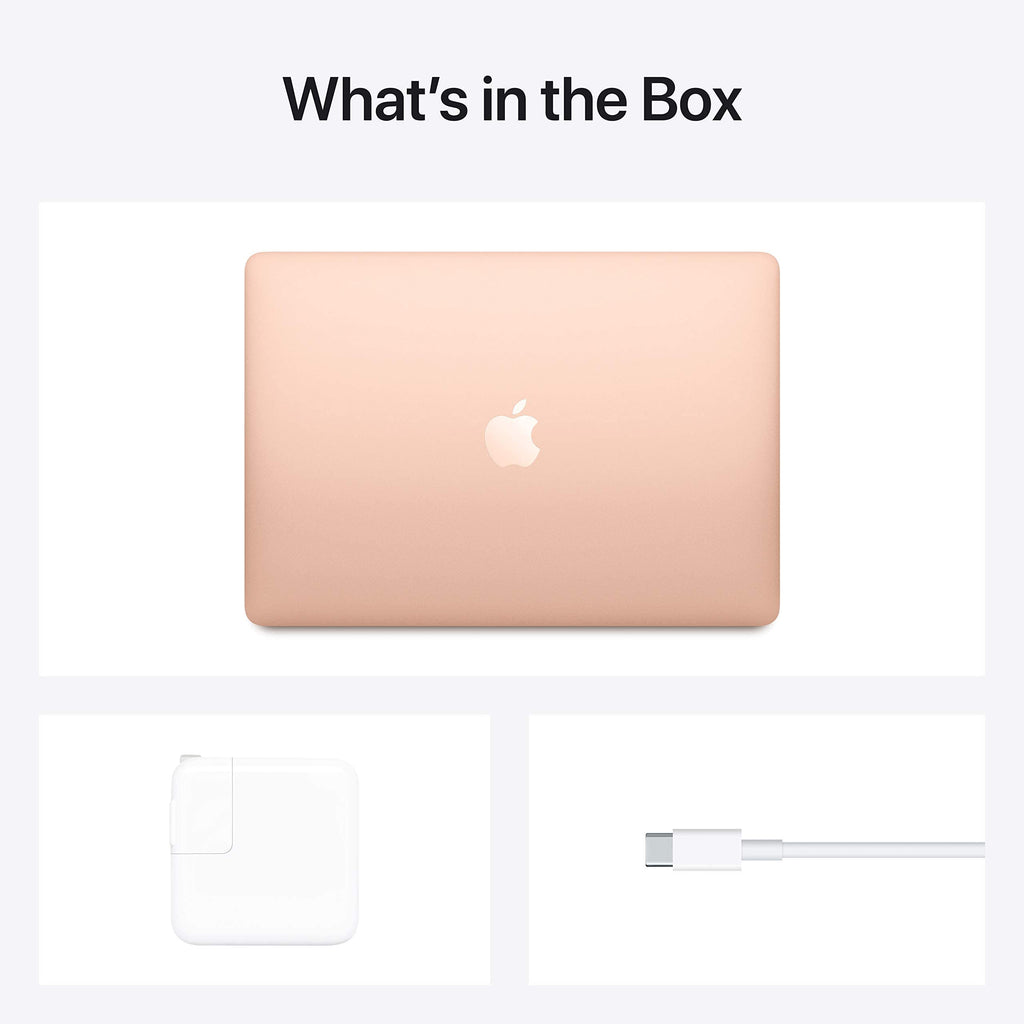Apple Late 2020 MacBook Air with Apple M1 Chip, 13-inch, 8GB RAM, 256GB SSD, Gold (Renewed) | 256GB SSD, Renewed, M1, 2020, Gold, 13 inch