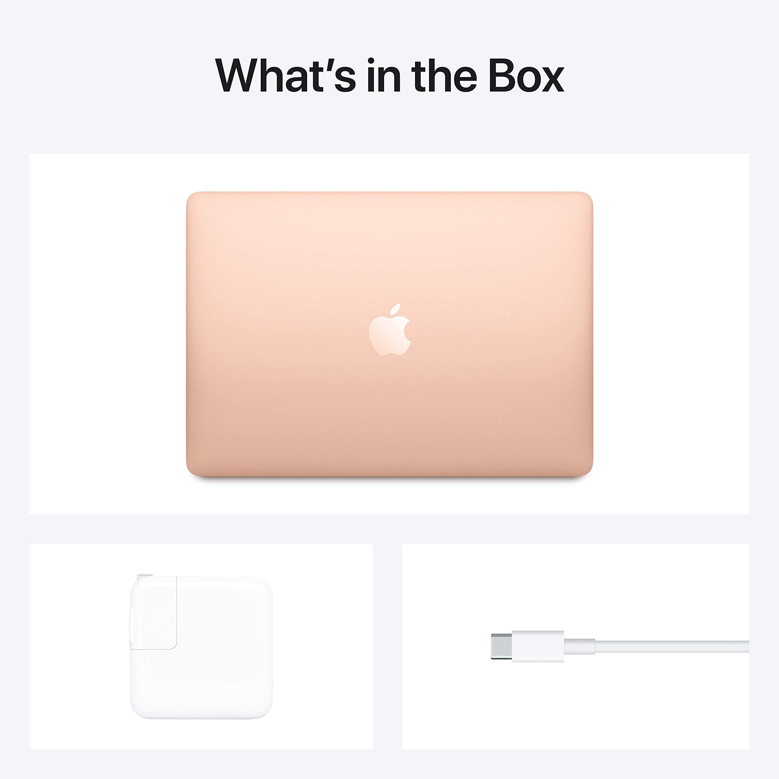 Apple Late 2020 MacBook Air with Apple M1 Chip, 13-inch, 8GB RAM, 256GB SSD, Gold (Renewed) | 256GB SSD, Renewed, M1, 2020, Gold, 13 inch