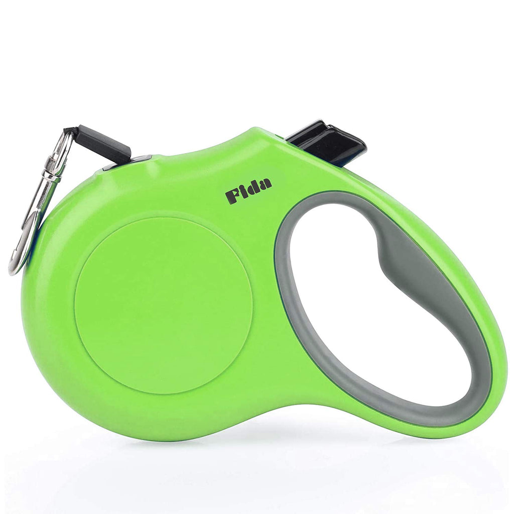 Fida Retractable Dog Leash X-Small Breed, 10 ft Durable Pet Walking Leash for Extra Small Dogs/Cats/Small Animals up to 18 lbs, 360° Tangle Free, Black