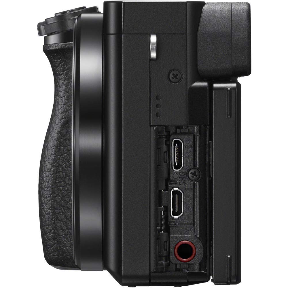 Sony ILCE6100KB Alpha 6100 Mirrorless 4K Video Camera with E PZ 16-50mm Lens - Black