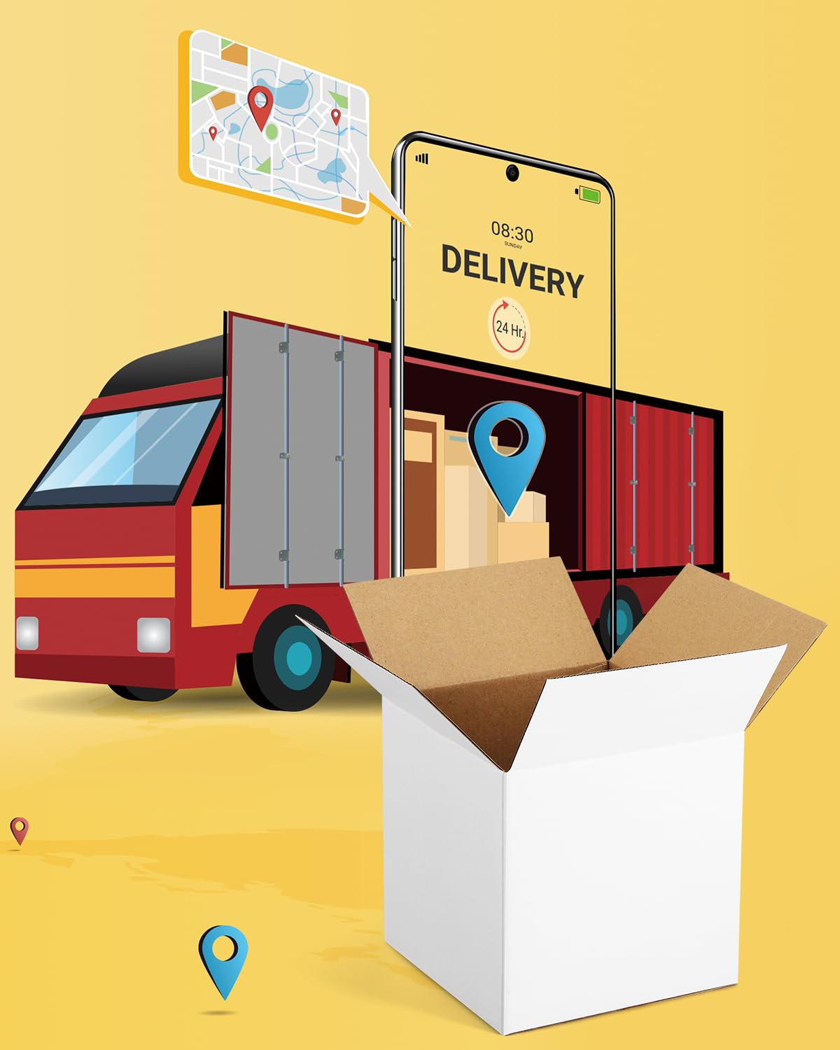 40-Pack-Small-Shipping-Boxes-6x4x4, Corrugated-Cardboard-Boxes-for-Packaging-Small-Business, Brown-Boxes-Mailers