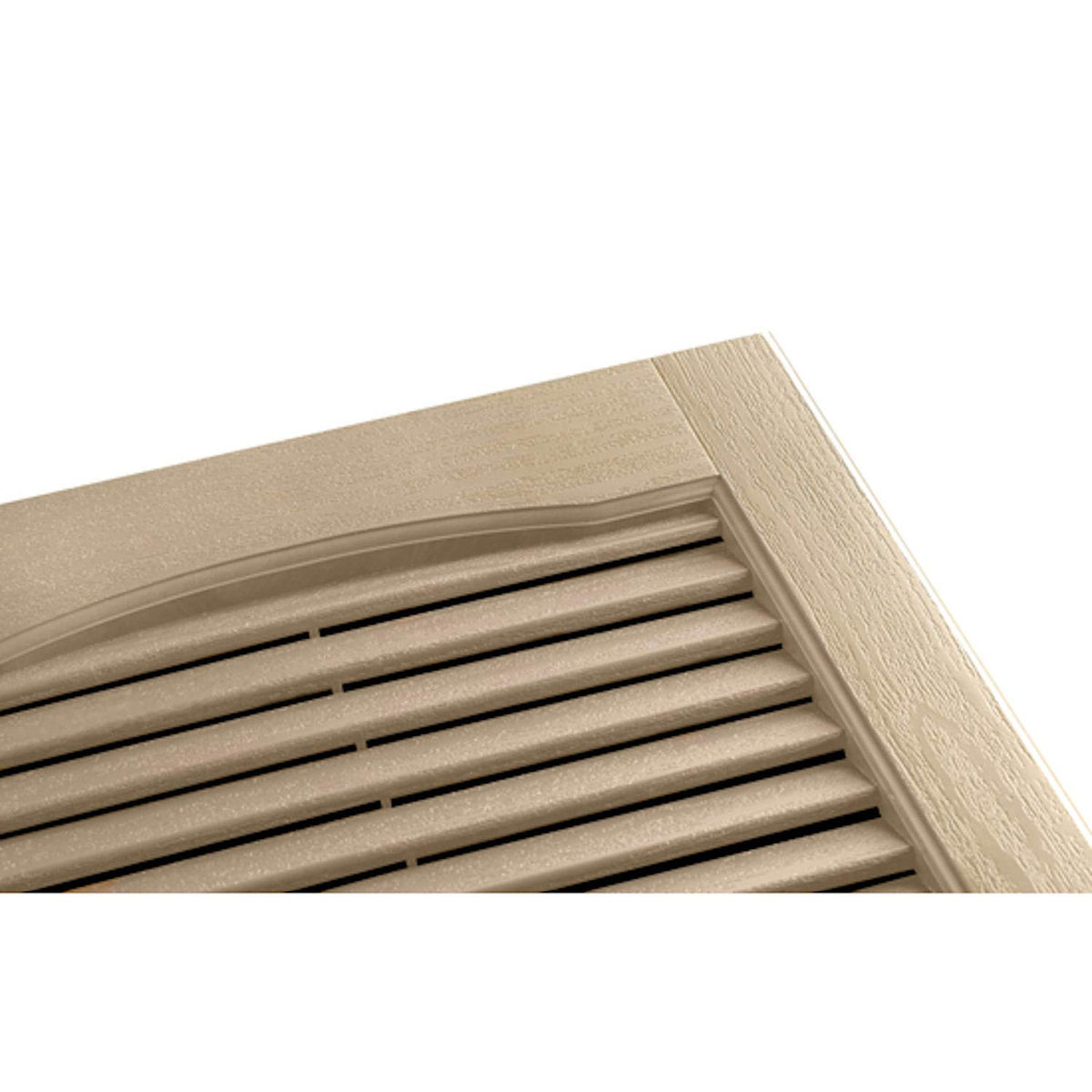 Homeside Open Louver Shutter 1 Pair 14-1/2in. x 25in. 330 Berry - Premium Exterior Vinyl | Classic Slatted Design | Fade-Resistant Color-Through | Easy Installation | Made in USA