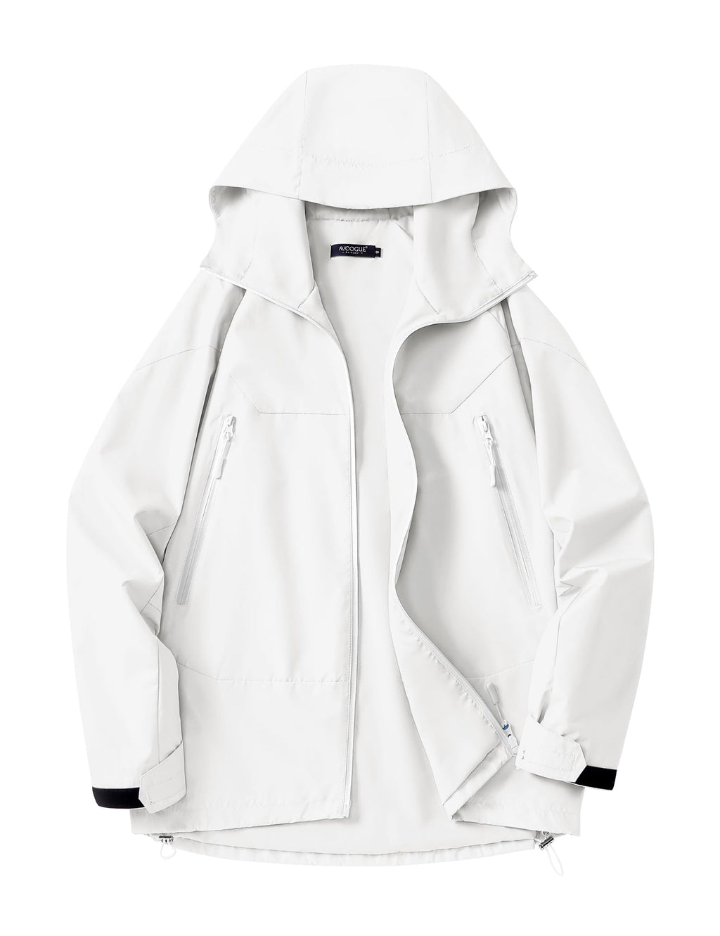 Avoogue Rain Jacket for Women Waterproof Lightweight Rain Coat Hiking Windbreaker Jacket with Hood