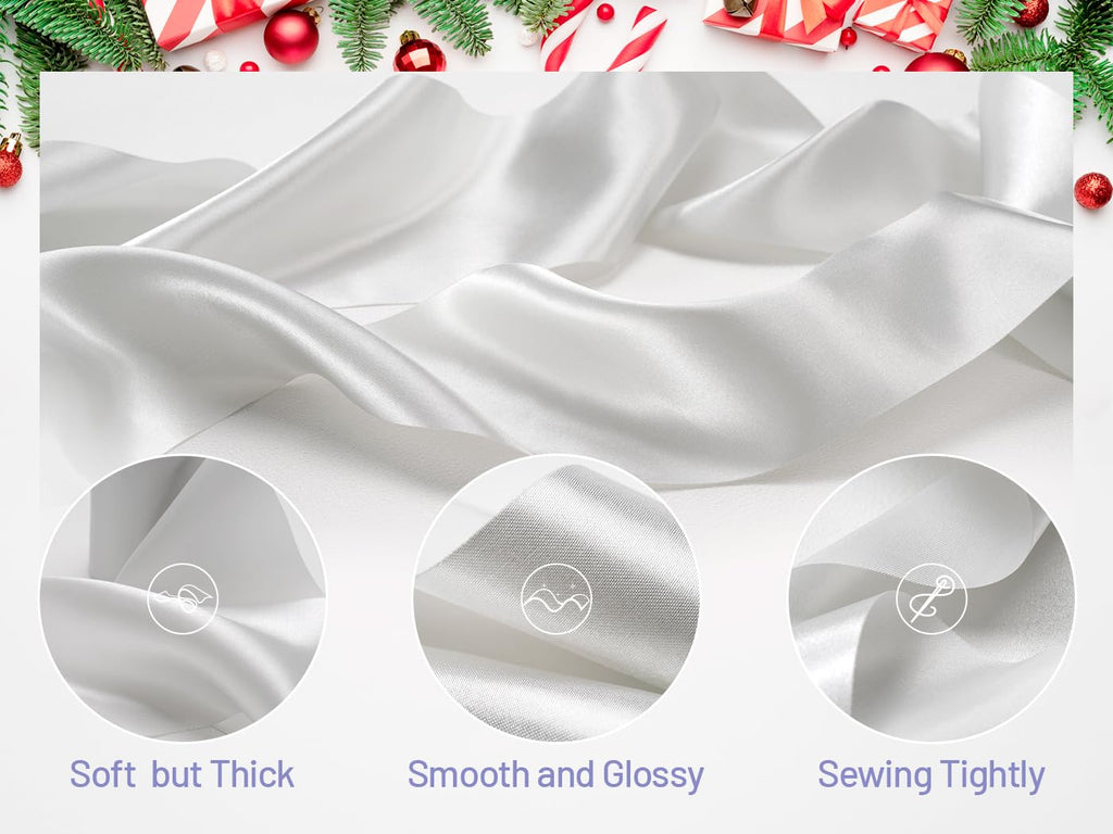 FAKILO Black Satin Ribbon 4 Inch x 22 yd Wide for Grand Opening Business Cuttings Ceremony Bow Christmas Festival Decor