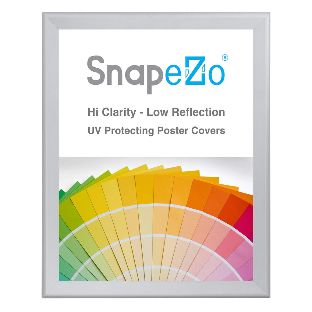 SnapeZo Movie Poster Frame 27x40 Inches, Black 1.7 Inch Aluminum Profile, Front-Loading Snap Frame, Wall Mounting, Wide Series for One Sheet Movie Posters
