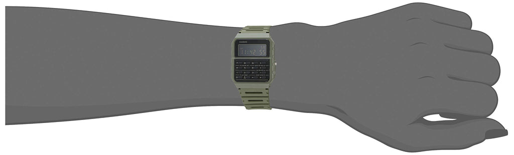 Casio CA53W Vintage Series | Data Bank | 1/100 SEC Stopwatch | Water Resistant | 8 Digit Calculator | Dual Time | Resin Band | Resin Case | Auto Calendar | Daily Alarm | 5 Year Battery