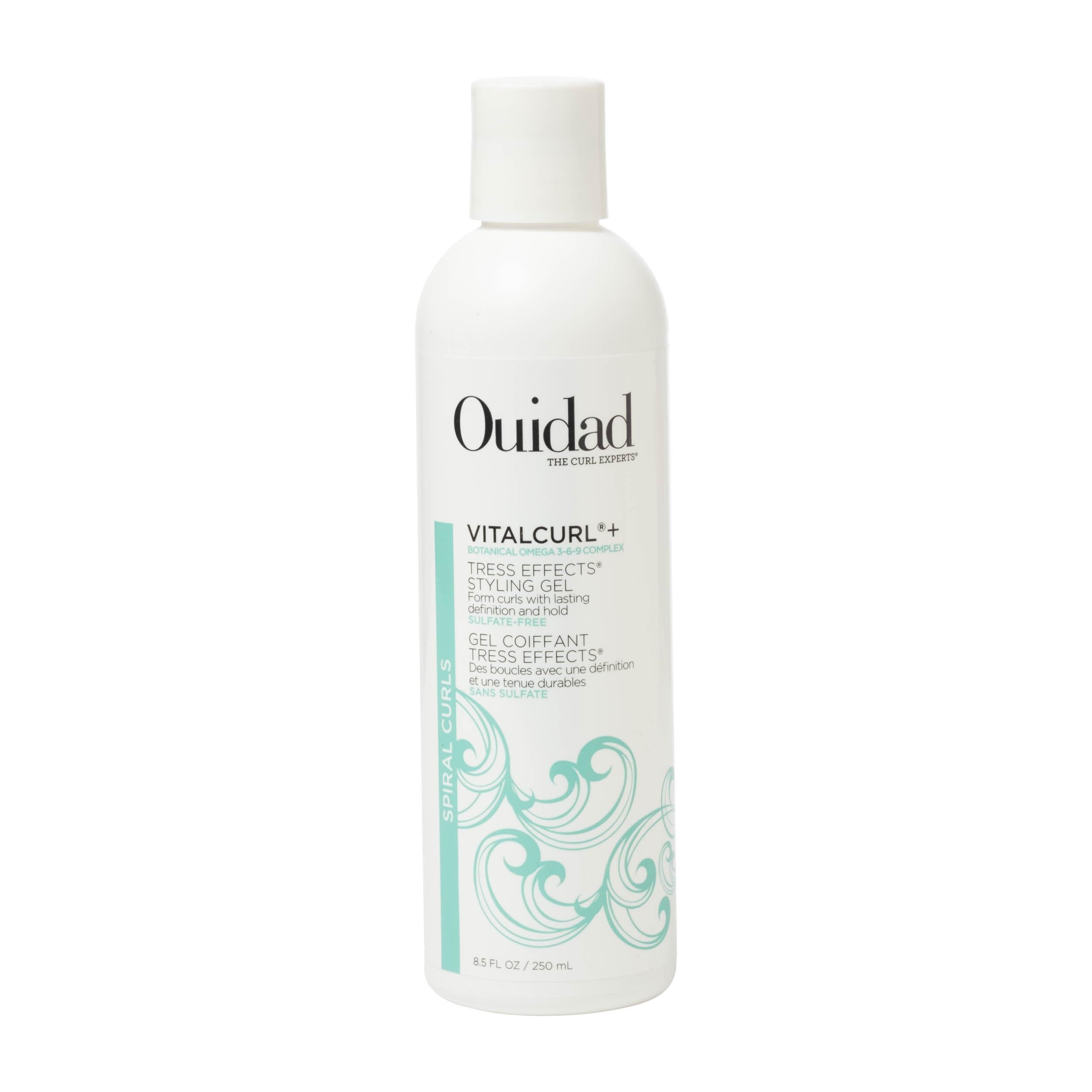 Ouidad VitalCurl+ Tress Effects Styling Gel for Spiral Curls - Lasting Definition and Strong Hold, Refresh Style With Water, Retain Moisture, Elasticity, & Bounce, Sulfate-Free & Mineral Oil Free