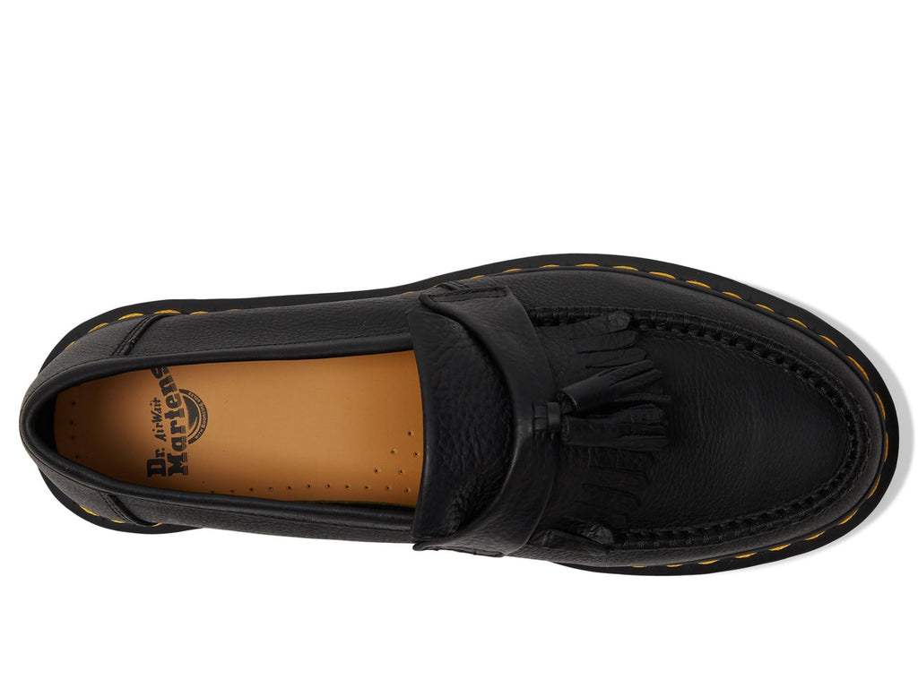 Dr. Martens Unisex Adult Adrian Yellow Stitch Leather Loafers