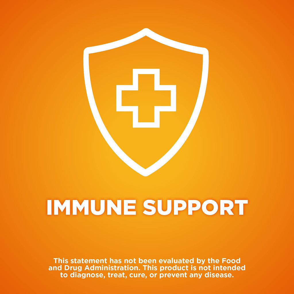 Amazon Basic Care Immune Support Citrus Chewable Tablets with Antioxidants, Vitamin D and Immune System Support, 32 Count