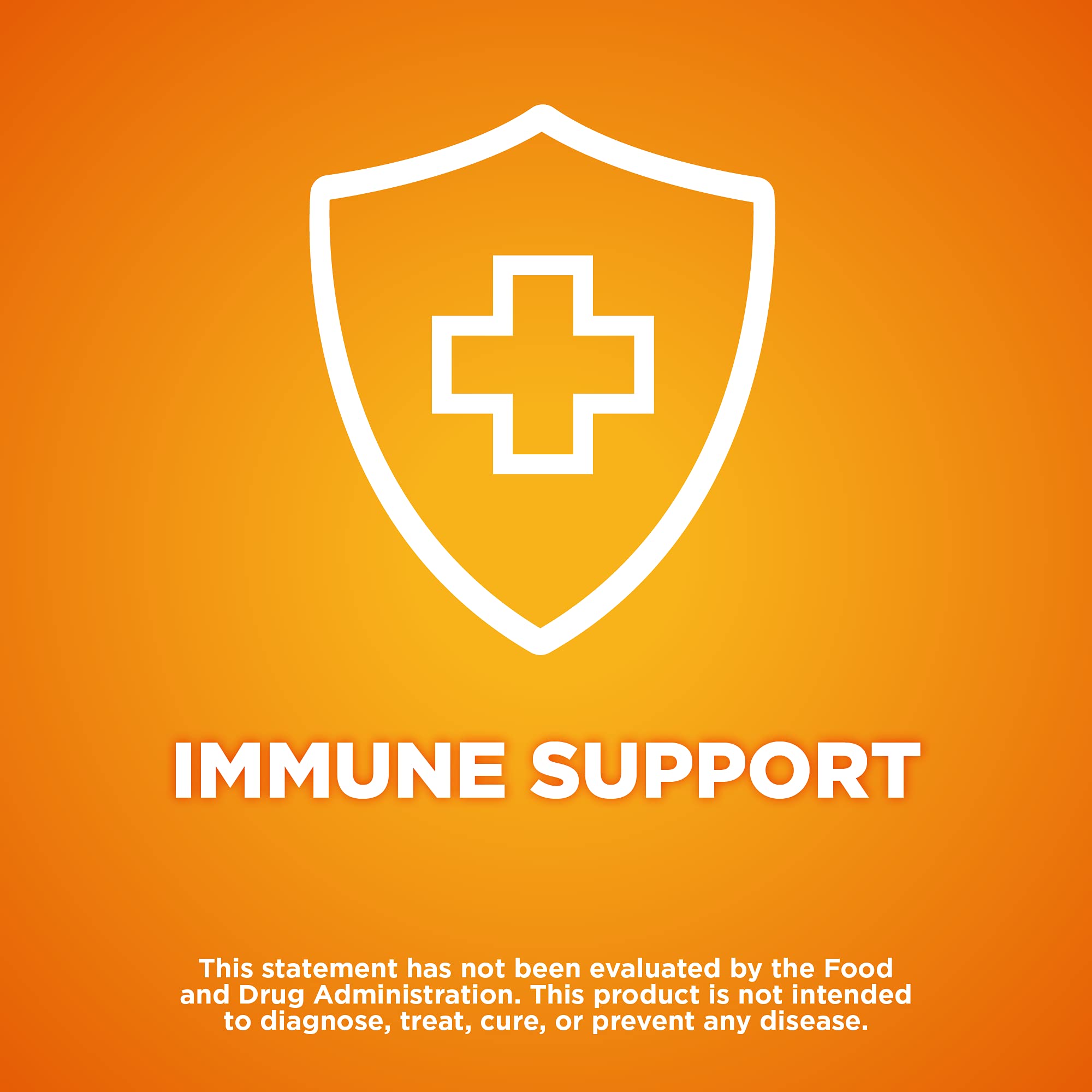 Amazon Basic Care Immune Support Citrus Chewable Tablets with Antioxidants, Vitamin D and Immune System Support, 32 Count
