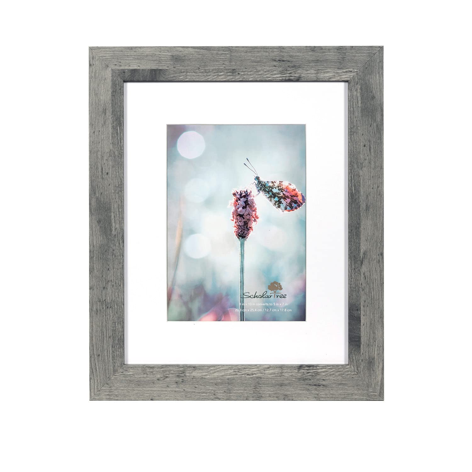 5x7 Picture Frame Gold, Display 5x7 without Mat or 4x6 with Mat, Wall Gallery Photo Frames