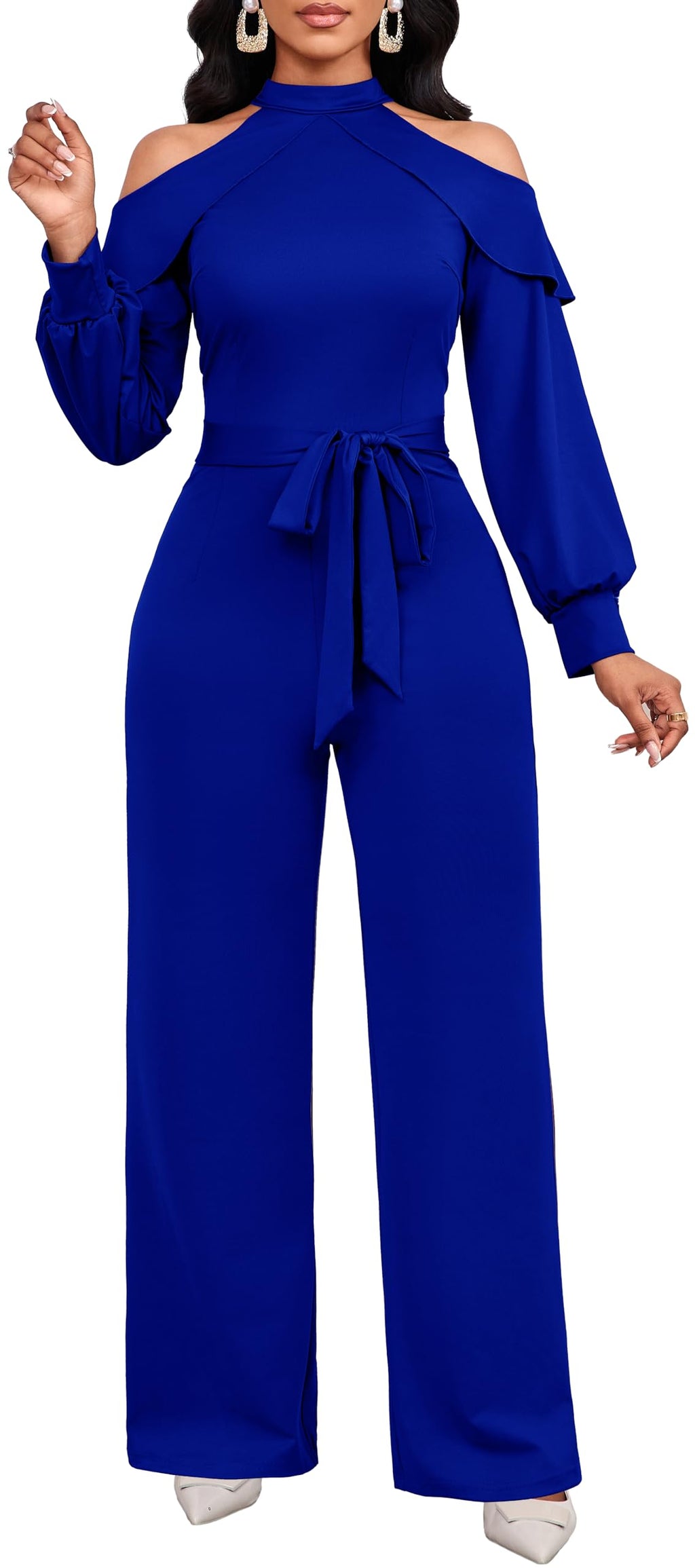 Jumpsuit for Women Sexy Elegant Long Straight Pants Cocktail Printing Jumpsuits Party Club with Zipper