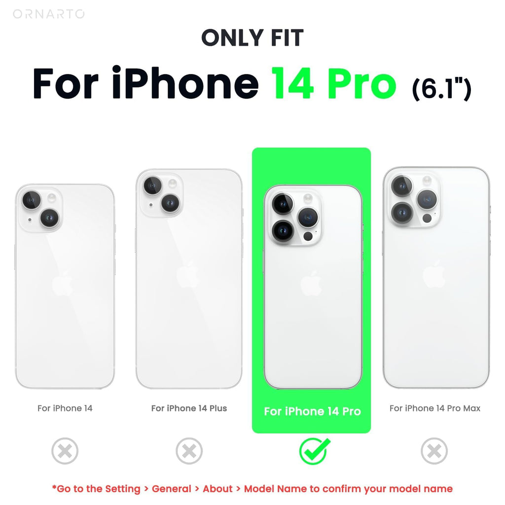 ORNARTO Compatible with iPhone 14 Pro Case 6.1, Slim Liquid Silicone 3 Layers Full Covered Soft Gel Rubber Phone Case Protective Cover with Microfiber Lining 6.1 inch-Baby Blue
