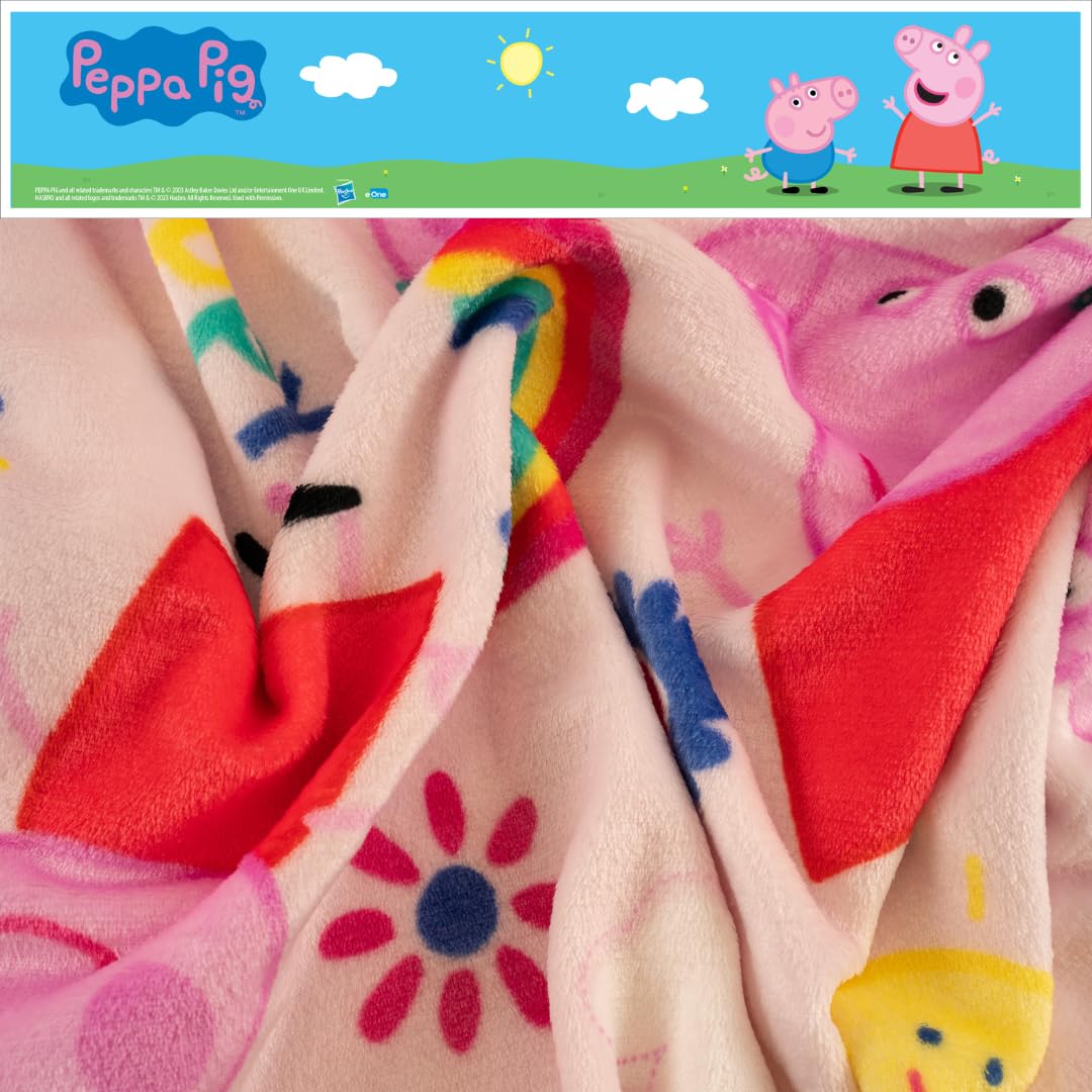 Barbie Kids Bedding Super Soft Cozy Silk Touch Throw, 40 in x 50 in, (Officially Licensed Product) By Franco