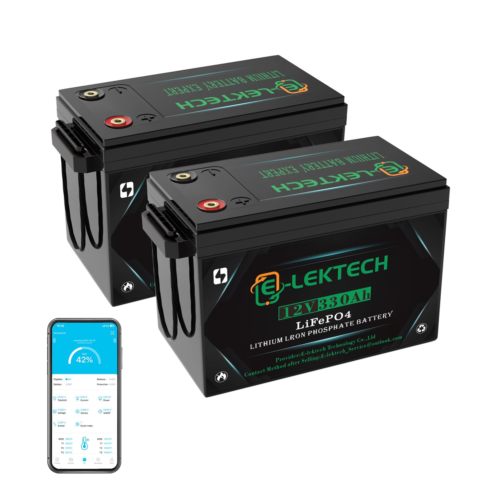 12V 200Ah LiFePO4 Lithium Battery, 8000+ Deep Cycles, Built-in 150A BMS, Max. 1920W Power Output, Perfect for Off-Grid, RV, Golf Cart, Solar Power System, Home Backup