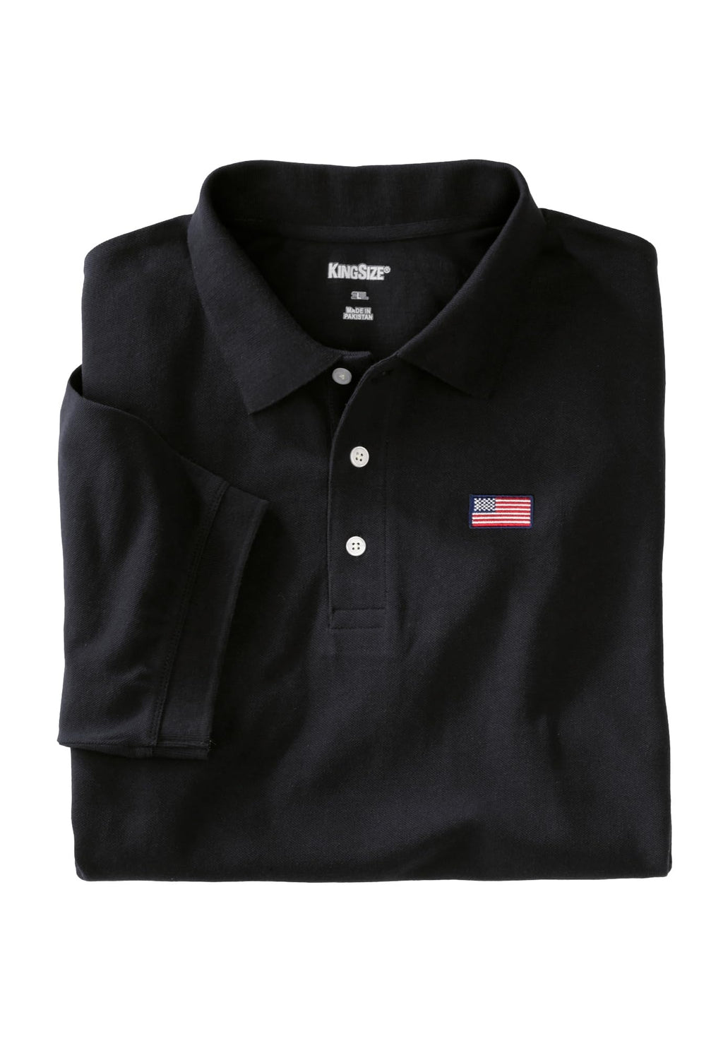 KingSize Men's Big & Tall Shrink-Less Classic Cotton Polo Shirt